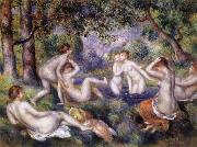 Pierre Renoir Bathers in the Forest oil painting artist